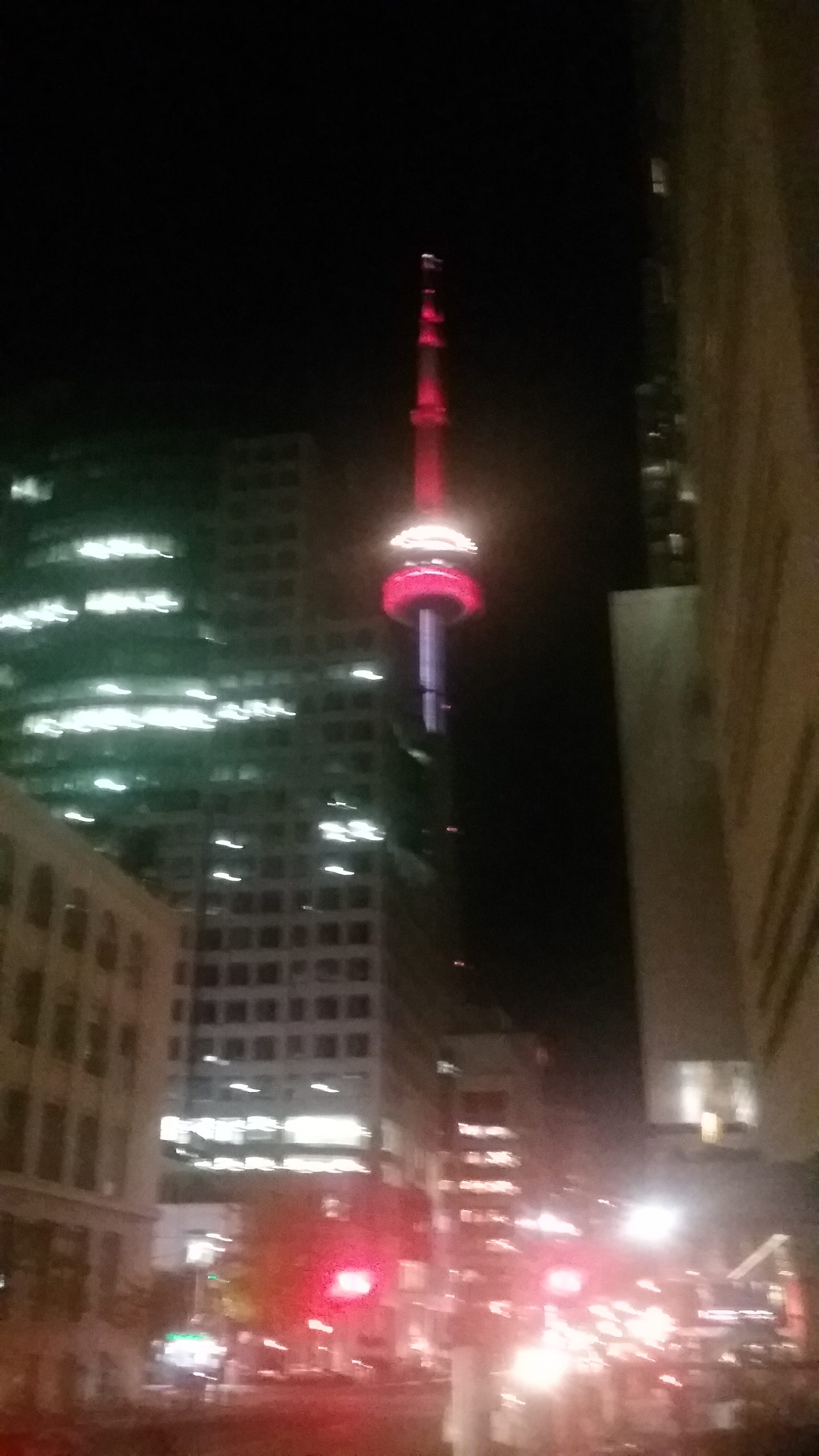 V Toronto spire